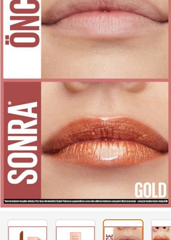 Maybelline Maybelline Gold Açık Bej Ruj
