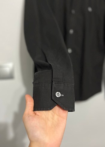 LACOSTE Siyah Erkek Uzun Kollu Gömlek - Görsel 2