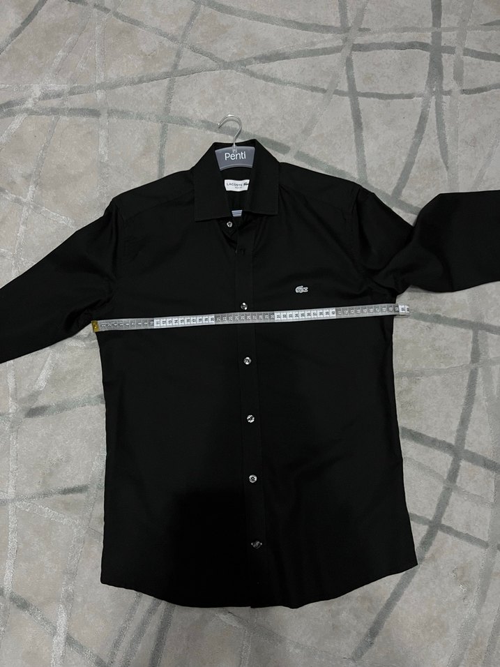 LACOSTE Siyah Erkek Uzun Kollu Gömlek - Görsel 5