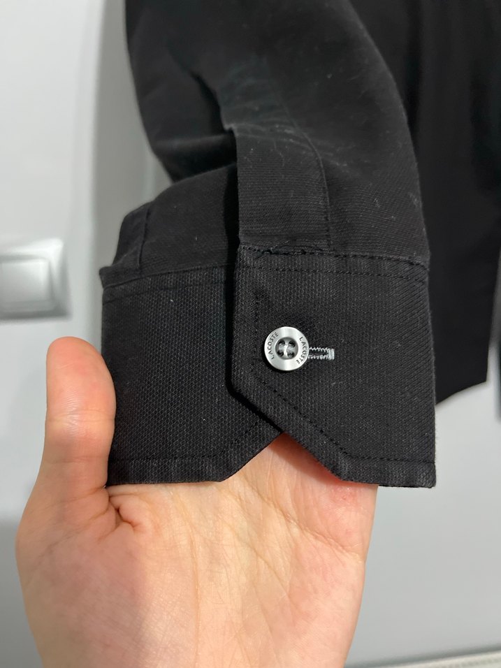 LACOSTE Siyah Erkek Uzun Kollu Gömlek - Görsel 3