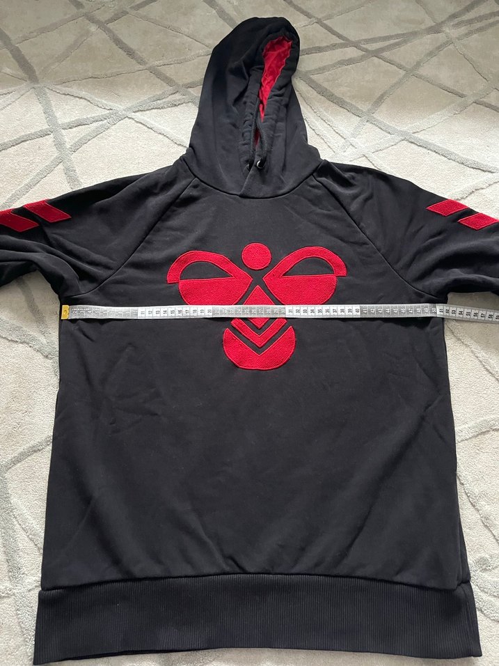 Kapüşonlu Siyah Sweatshirt - Görsel 4