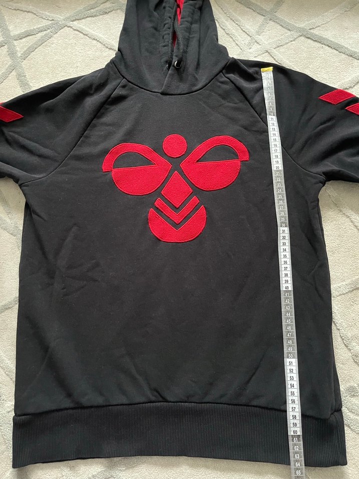 Kapüşonlu Siyah Sweatshirt - Görsel 5