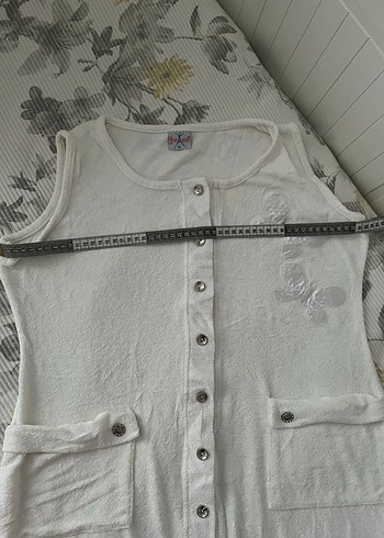 Havlu kumaş plaj elbisesi - Görsel 3