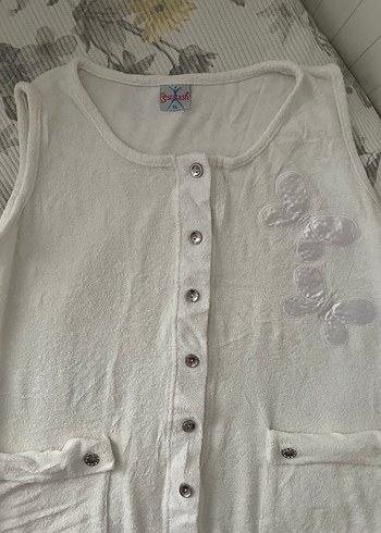 Havlu kumaş plaj elbisesi - Görsel 2