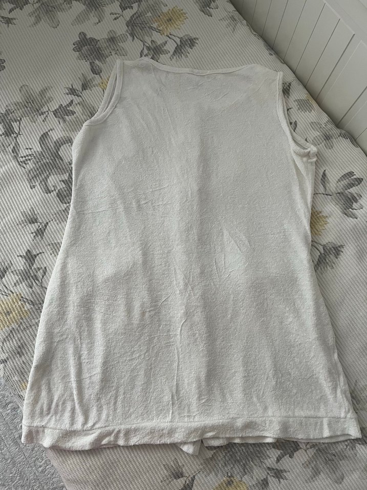 Havlu kumaş plaj elbisesi - Görsel 5