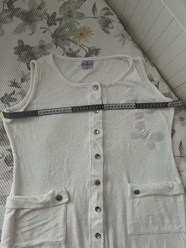 Havlu kumaş plaj elbisesi - Görsel 3