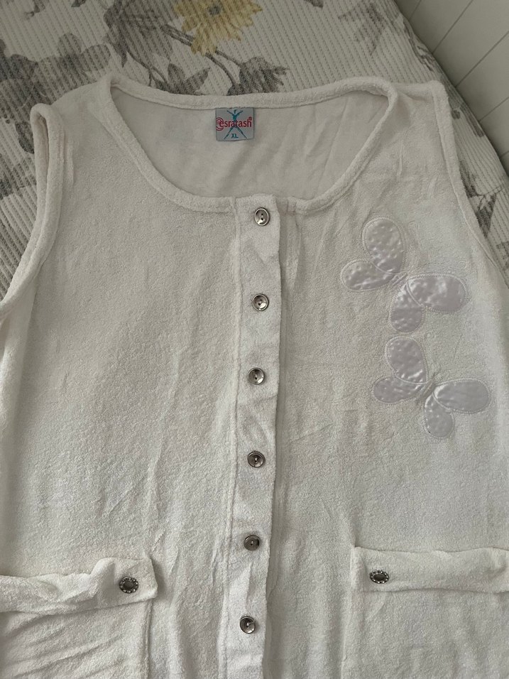 Havlu kumaş plaj elbisesi - Görsel 2