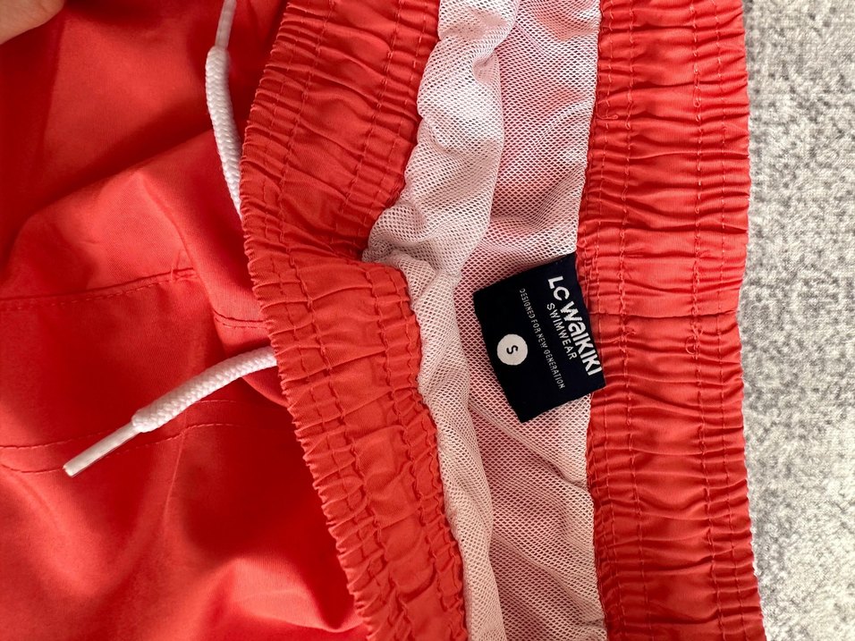 Kırmızı Erkek Mayo - Görsel 5