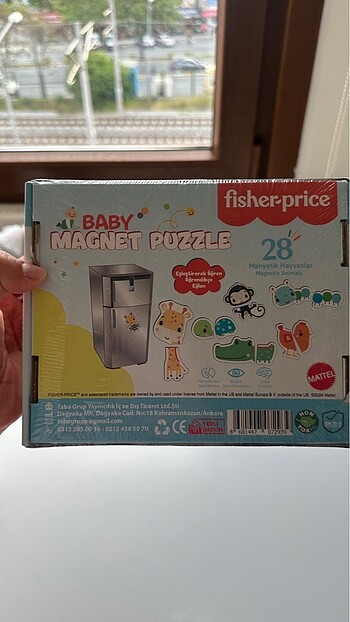 Fisher Price FİSHER PRİCE MAGNET PUZZEL 28 parça