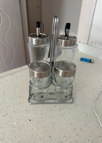 Karaca Karaca Cam Baharatlık Seti ve Standı