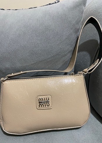 Bej Deri Tokalı Kadın Çanta - Görsel 2