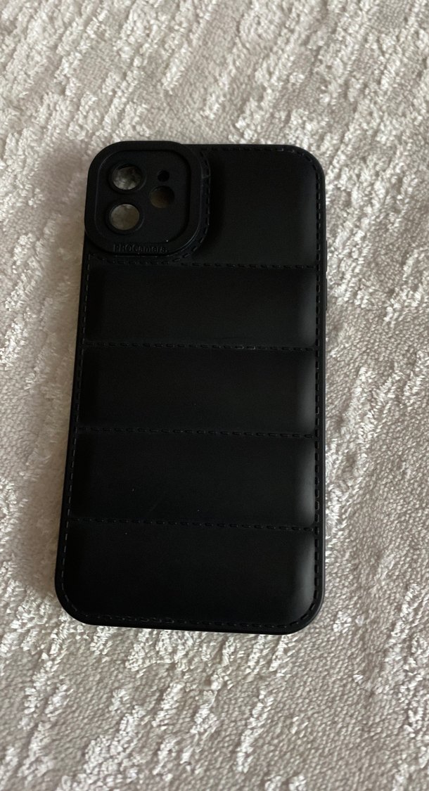 Fermuarlı Siyah Biker Telefon Kılıfı - Görsel 2