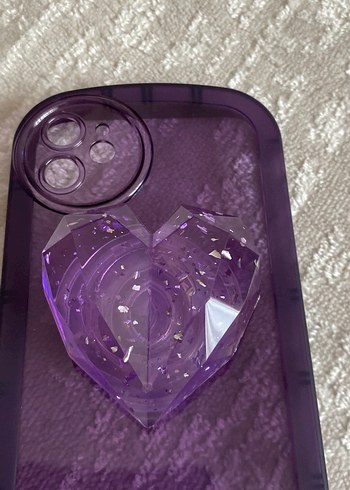 Mor Pul Detaylı Gotik Telefon Kılıfı iPhone 11 - Görsel 4