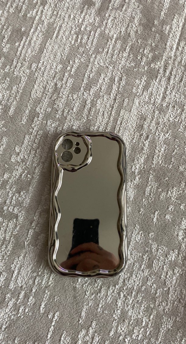 Parlak Gri Telefon Kılıfı - Görsel 3