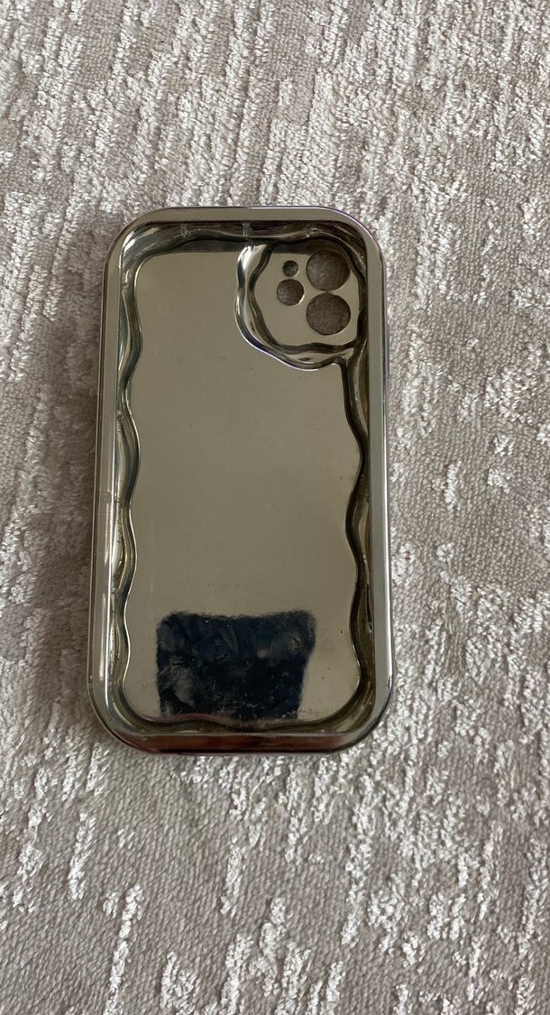 Parlak Gri Telefon Kılıfı - Görsel 2