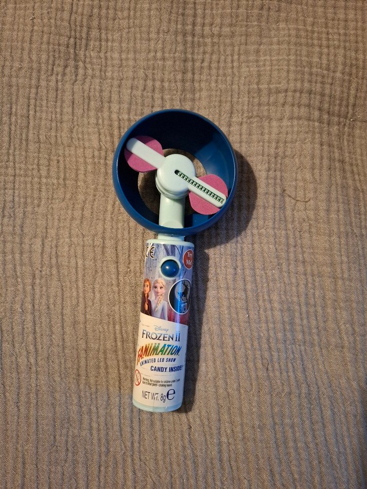 Mavi Işıklı Frozen El Fanı - Görsel 3