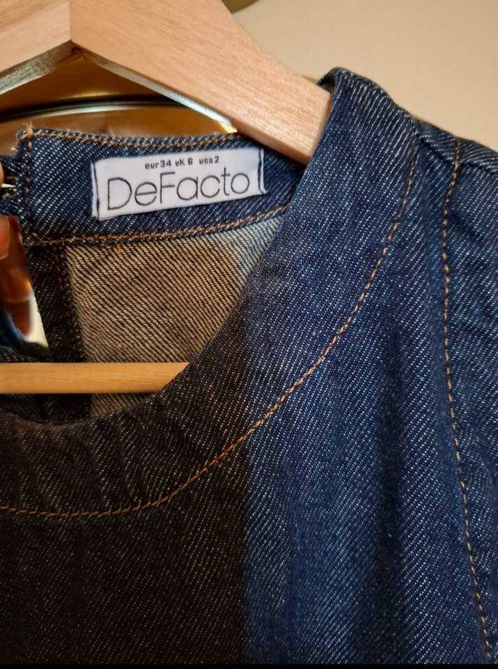 Kadın Kot Mini Elbise - Görsel 3