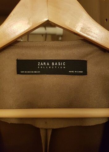 xs Beden camel Renk Zara Süet Ceket
