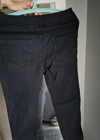 Erkek Çocuk Siyah Kemerli Slim Kot Pantolon - Görsel 2