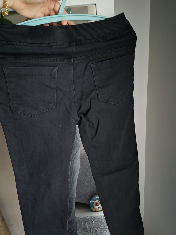 Erkek Çocuk Siyah Kemerli Slim Kot Pantolon - Görsel 2