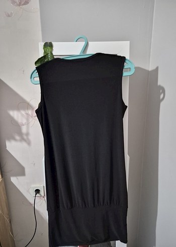 Zincir Detaylı Siyah Hamile Tunik - Görsel 2