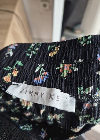 Çiçek Desenli Piliseli Mini Etek - Görsel 4