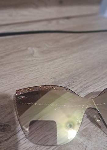 Parlak Kahverengi Kadın Gözlüğü - Görsel 5