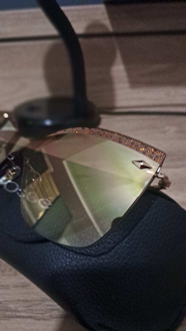 Parlak Kahverengi Kadın Gözlüğü - Görsel 2