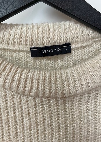 Bej Kadın Örgü Kazak - Görsel 3
