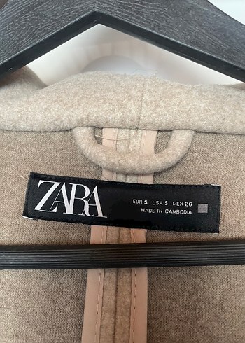 Zara Bej Kemerli Uzun Kaban - Görsel 3