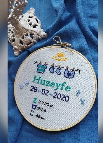  Kanaviçe pano
