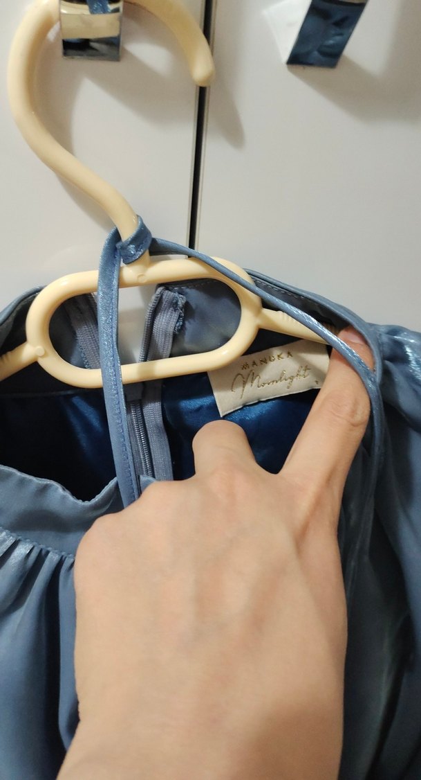 manuka parıltılı Saten tunik - Görsel 3