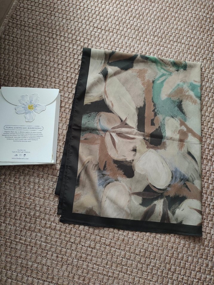 freshscarfs desenli şal - Görsel 2