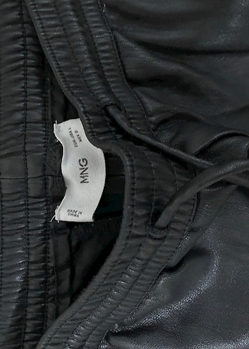 Mango Deri Pantolon - Görsel 2