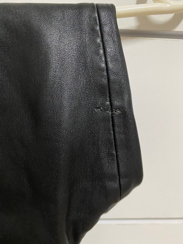 Mango Deri Pantolon - Görsel 5