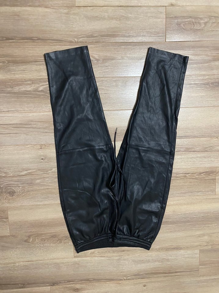 Mango Deri Pantolon - Görsel 4