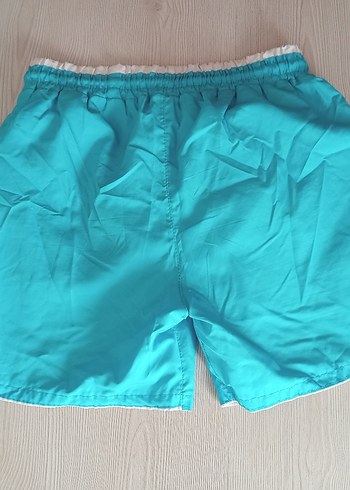 Erkek Turkuaz Mini Şort Yüzücü - Görsel 2