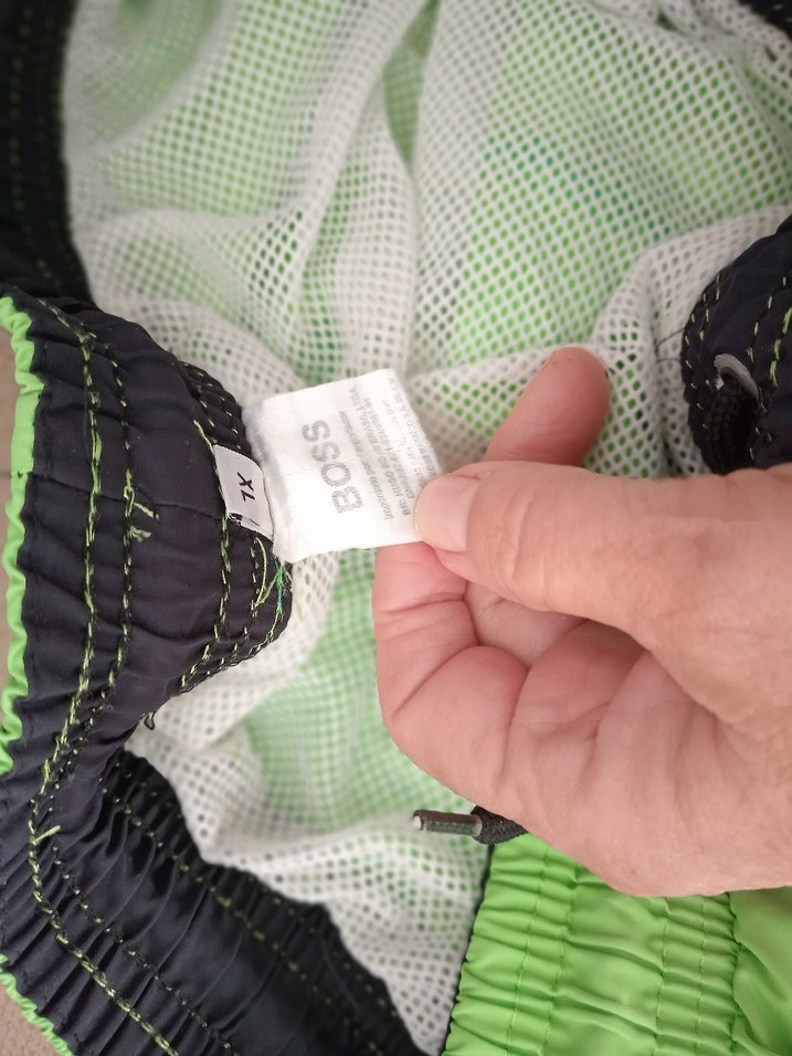 BOSS Yeşil Mini Erkek Yüzme Şortu - Görsel 3