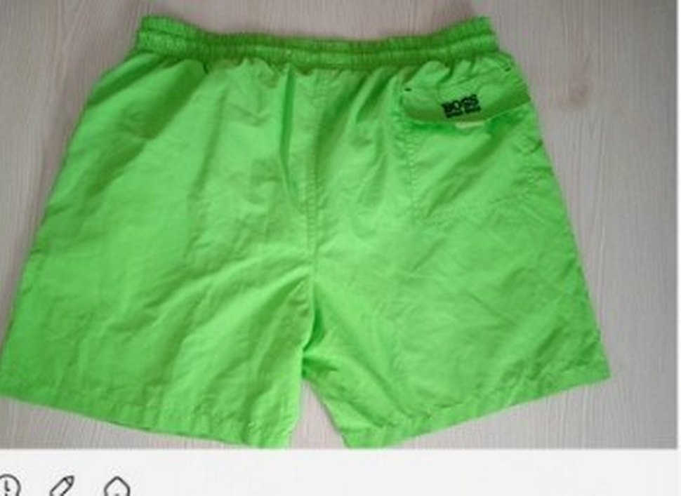 BOSS Yeşil Mini Erkek Yüzme Şortu - Görsel 2
