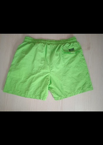 Hugo Boss Yeşil Logo Baskılı Erkek Şort - Görsel 2