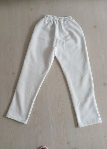 Kadın Beyaz Regular Fit Sweatpants - Görsel 2