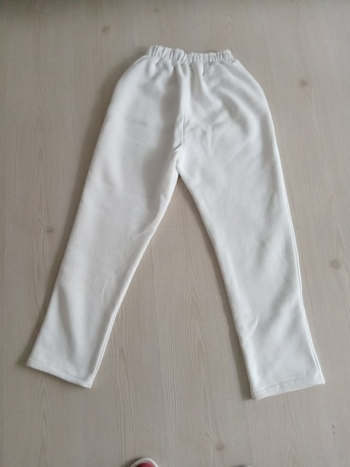 Kadın Beyaz Regular Fit Sweatpants - Görsel 2