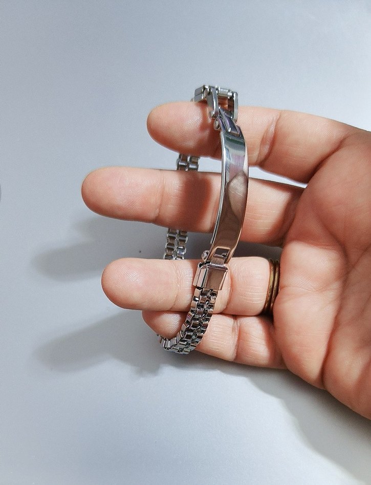 çelik erkek bileklik - Görsel 3