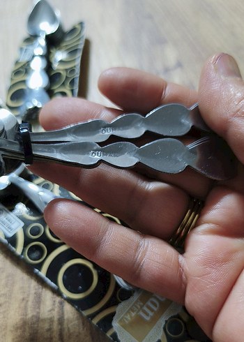 Kalp Desenli Çay Kaşıkları - Görsel 3