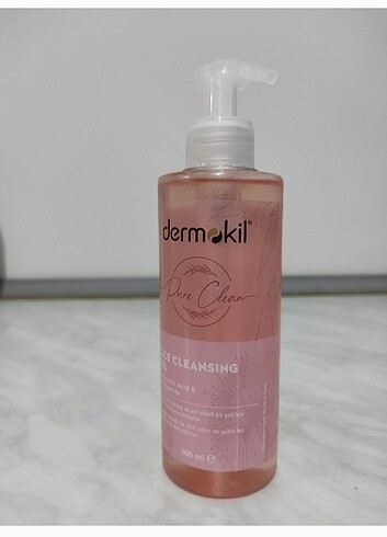 dermokil yüz temizleme jeli 