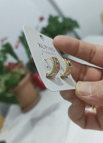 Diğer xuping küpe gold