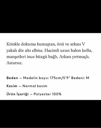 m Beden siyah Renk Hm elbise