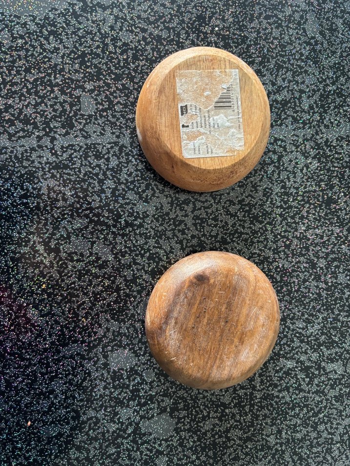Ahşap 2'li Yuvarlak Kase Seti - Görsel 3