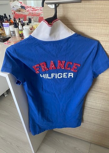 Orjinal tommy Kadın Kısa Kollu Polo Yaka Tişört - Görsel 4