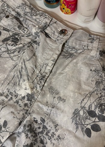 Gri Baskılı Rahat Kesim Erkek Şort - Görsel 13